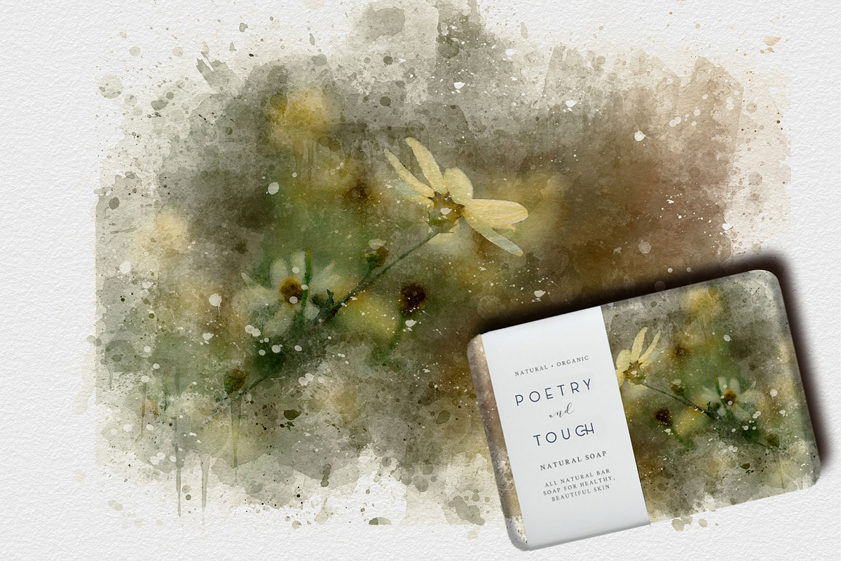 Poetic Watercolor Backgrounds, a Pattern Graphic by Suna Kosem (Photo 14 of 26)