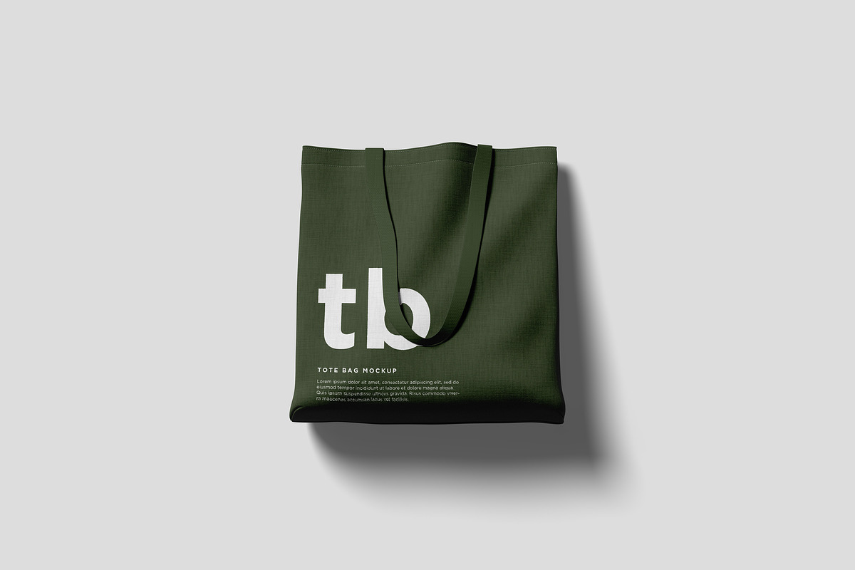 Tote Bag Mockups, a Merchandise Mockup by graphiccrew (Photo 4 of 8)