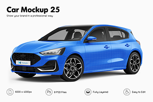 Car Mockup 25