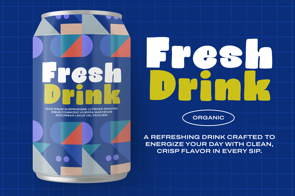 Moonthey – Bold Cute Retro Display F, a Sans Serif Font by kangfont Studio (Photo 6 of 10)