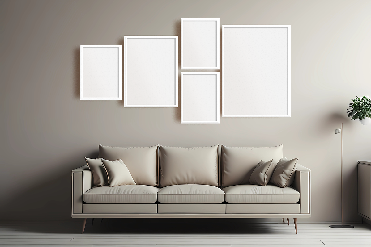 Set of Wall Art Mockups, a Print Template by Ali's Designs (Photo 2 of 3)