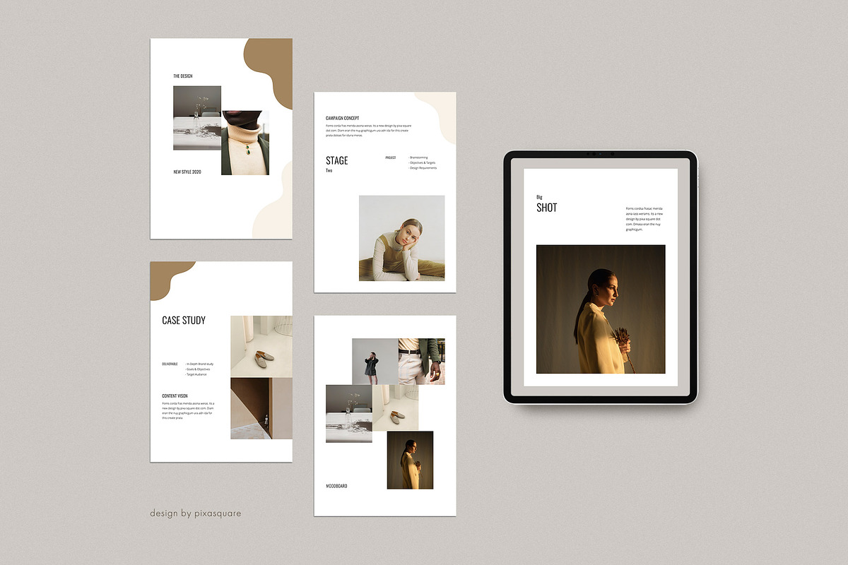 UNIA - A4 Media Kit Keynote Template, a Presentation Template by PixaSquare