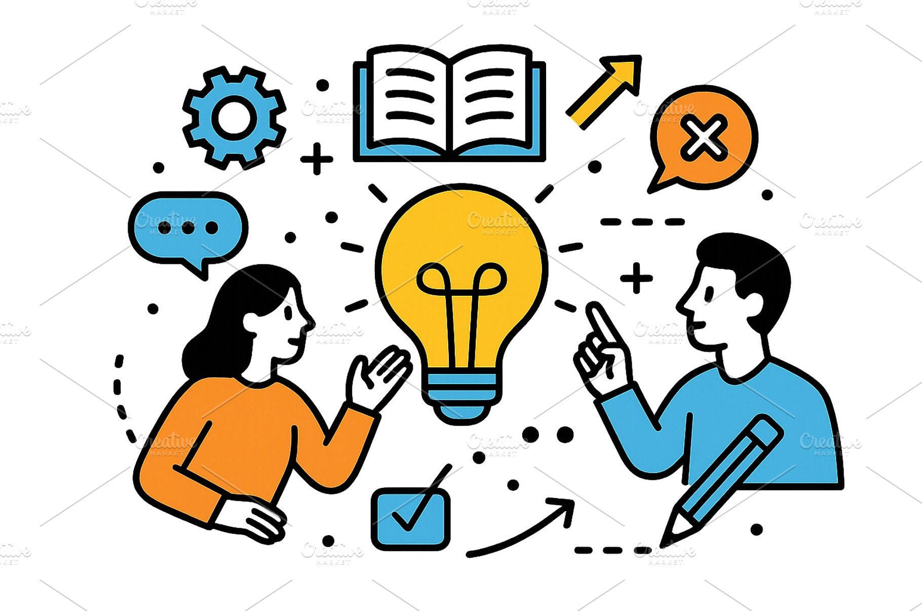 Creative collaboration between two, a Business Photo by ZinetroN