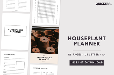 Houseplants Journal - Printable