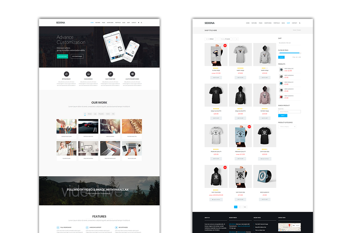 Sedona - Creative Multipurpose Theme, a WordPress Template by Brickthemes (Photo 3 of 3)
