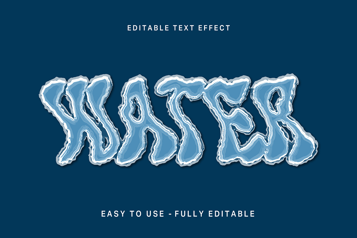 Raindrop Water Ripple Text Effect