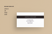 Pack Resume and Card Template / M, a Resume Template by Showy68 Template (Thumbnail 7 of 8)