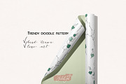 Doodle Eucalyptus botanical line art, a Pattern Graphic by JuDesign (Thumbnail 5 of 7)