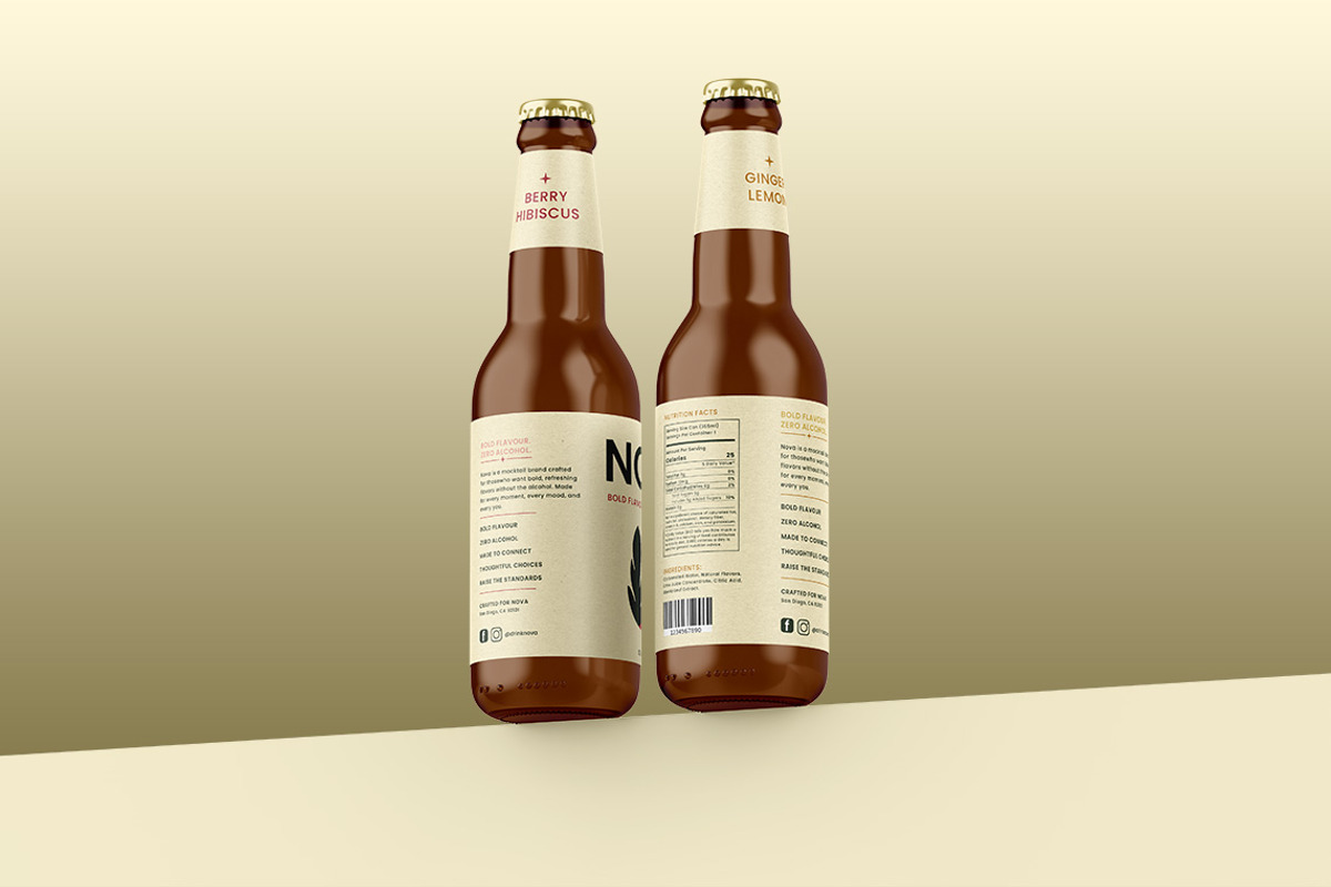 Glass Bottle Mockup Set, a Packaging Mockup by Mockups Planet (Photo 5 of 5)