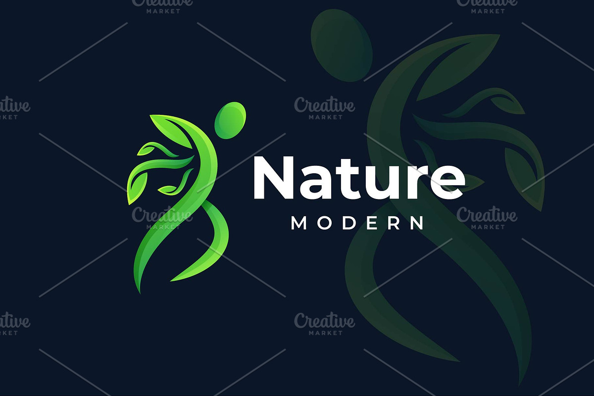 Healthy People Logo, a Branding & Logo Template by BlackSweet_Studio