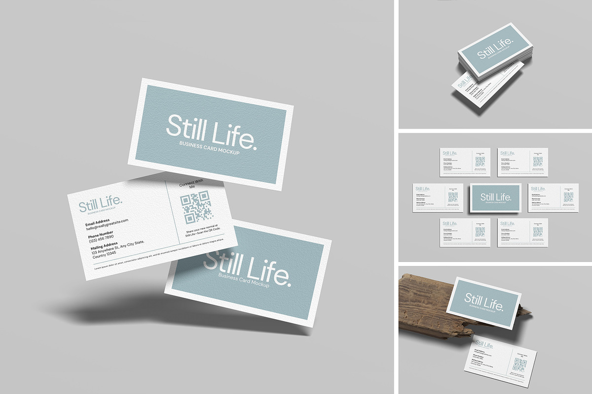 Business Card Mockup, an Advertising Mockup by mahremdesign (Photo 1 of 5)