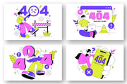 10 404 Error Vector Illustration, a Technology Illustration by denayunebgt (Thumbnail 2 of 4)