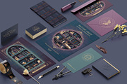 Nocturne Nouveau Branding Kit, a Decorative Illustration by Polar Vectors (Thumbnail 20 of 20)