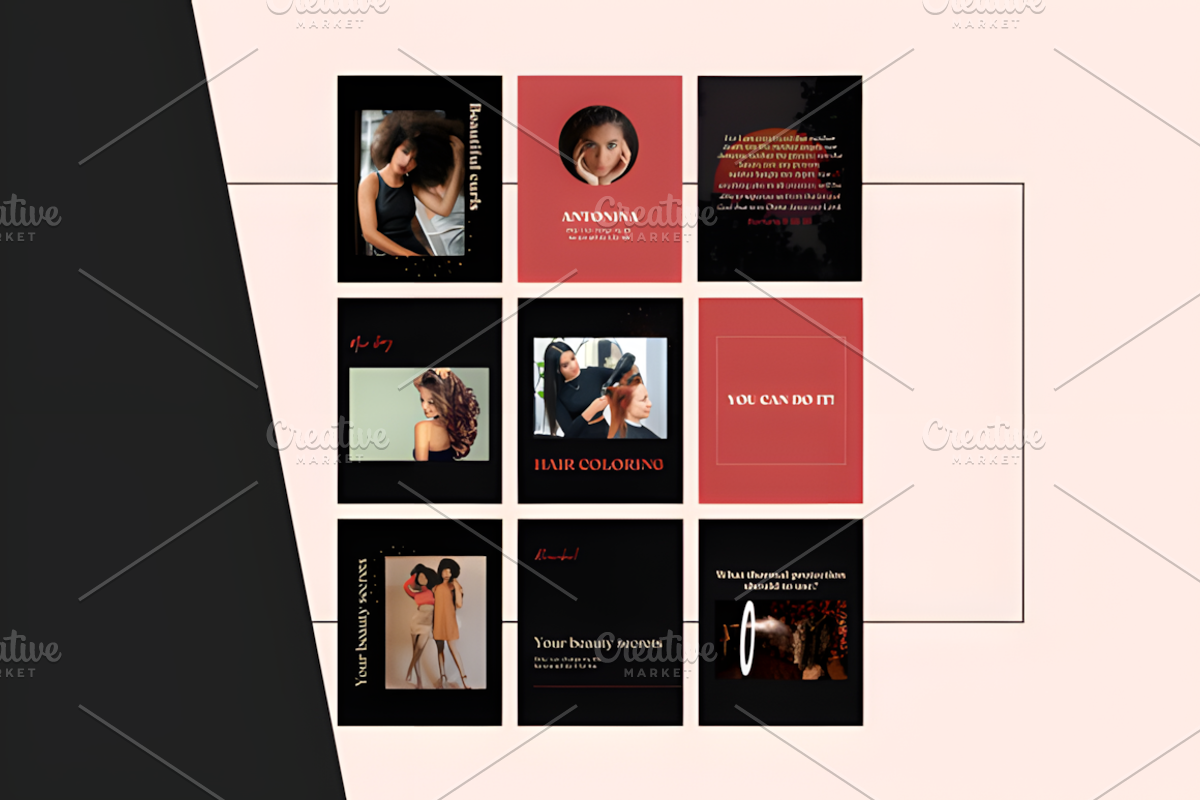Professional Instagram Templates, a Social Media Template by Design Station (Photo 3 of 6)