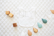 Bib Flatlay Mockup #14, a Product Mockup by JENLYNN Stock Shop (Thumbnail 7 of 8)