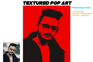 Textured Pop Art Photoshop Action