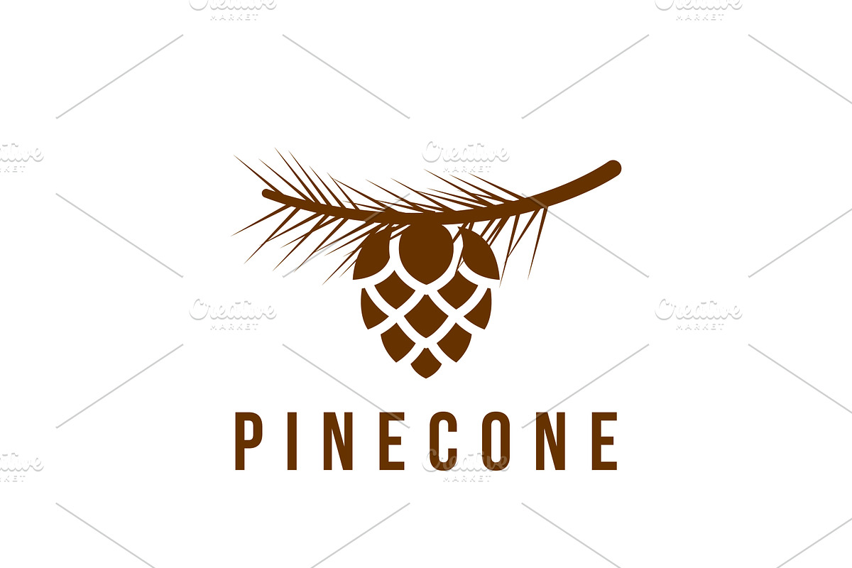 Simple and Wild Pinecone Logo Design, a Branding & Logo Template by AlvinStd