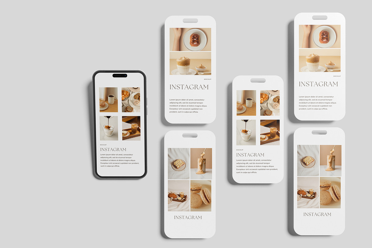 Instagram Post Mockup, a Print Template by safrizalstudio (Photo 1 of 4)