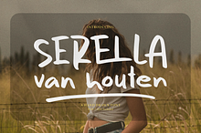 Serella van Houten | Hand Drawn Font