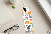 Whimsy Cats Bookmarks Png Bundle, an Animal Illustration by Markicha Art (Thumbnail 10 of 12)