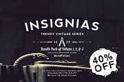 33 Trendy Vintage Insignias Bundle 1, a Branding & Logo Template by Yusof Mining (Thumbnail 1 of 5)