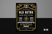 Bundle Retro Music Festival Flyer, a Flyer Template by Totem Design Studio (Thumbnail 2 of 4)