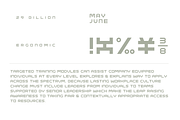 Bamno Font, a Sans Serif Font by baqoos (Thumbnail 6 of 7)
