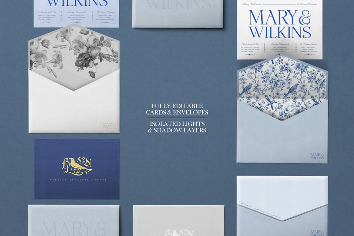 Wedding Invitation Mockup - Envelope, a Mockup by Avelina Studio (Photo 2 of 3)