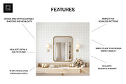 Luxury Bathroom Wallpaper Mockup PSD, a Household Mockup by 1001 mockups (Thumbnail 2 of 11)