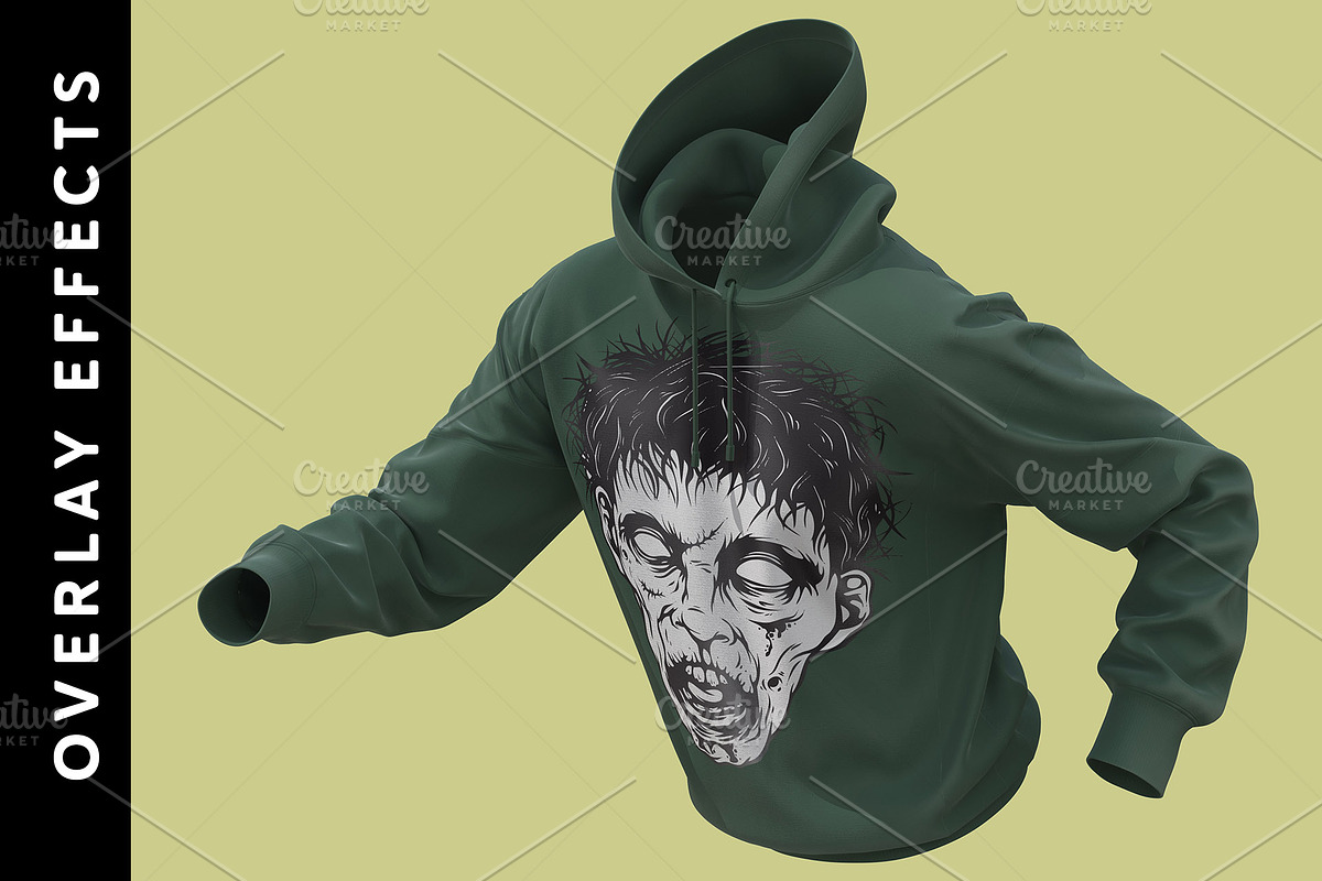Dynamic Hoodie Mockup, a Hoody Mockup by LESZ Design (Photo 4 of 8)