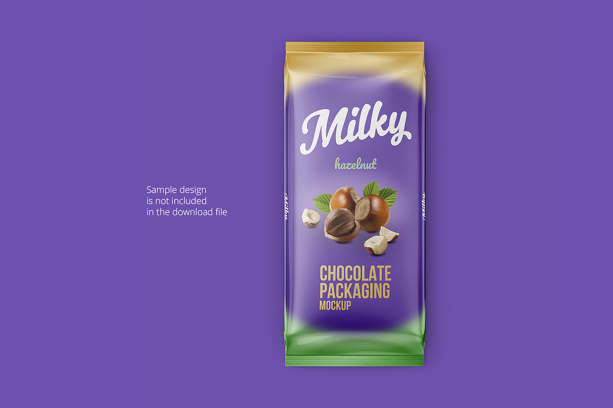 Chocolate bar Mockup. Top view, a Packaging Mockup by easymock (Photo 6 of 6)