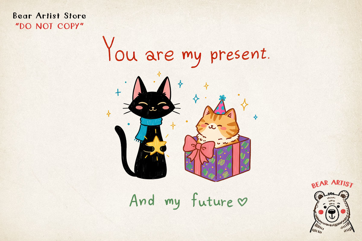 Valentine Cat PNG Bundle, a Graphic by GlitterCraft (Photo 66 of 101)