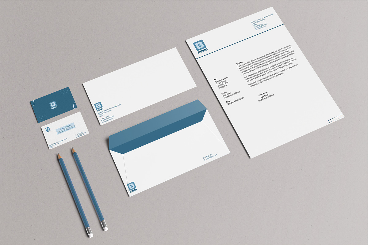 Stationery Mockup, a Print Template by rahmatmoscae (Photo 5 of 8)