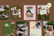 20 Church Editable IG Post Template, a Social Media Template by With Faith & Love (Thumbnail 2 of 8)