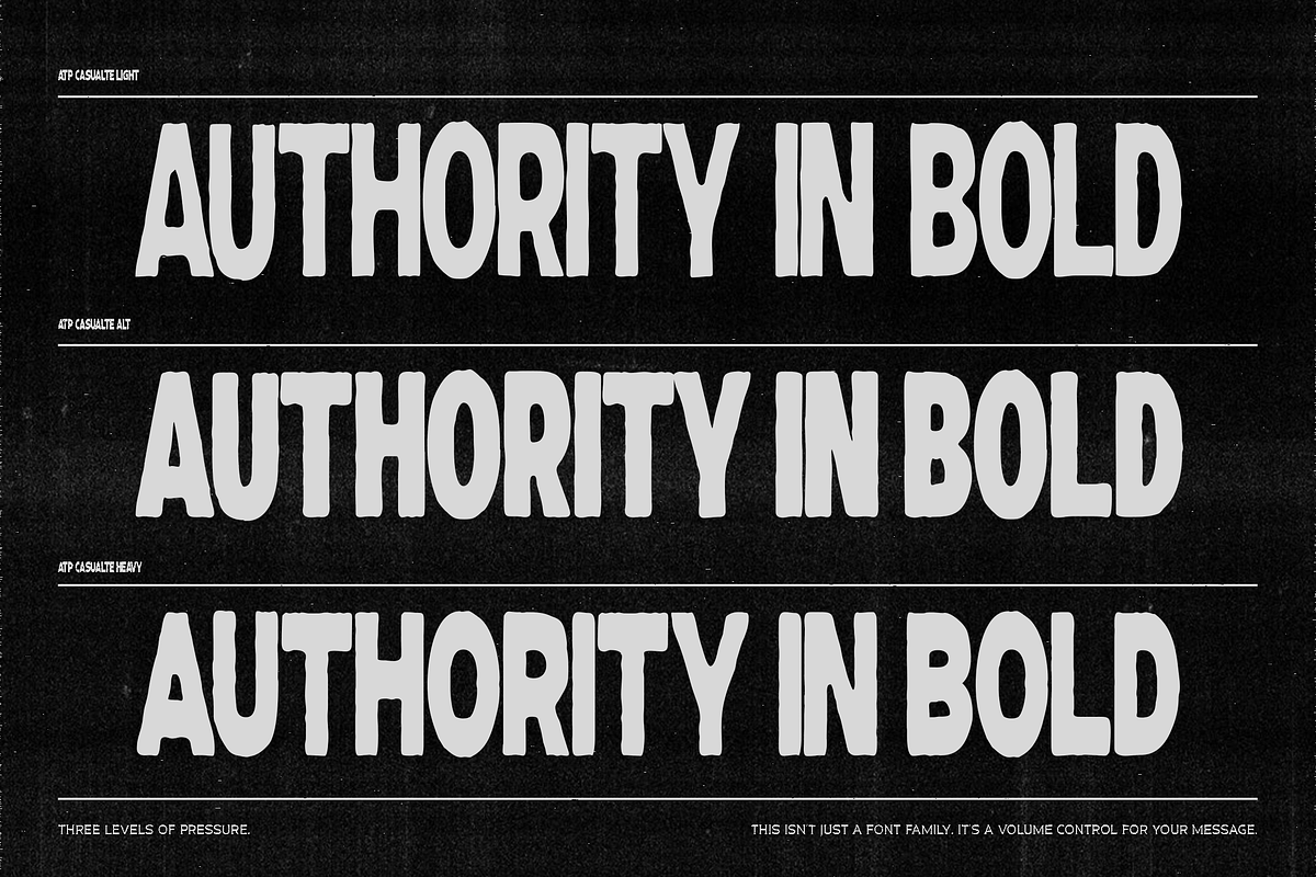 Casualte Alt - Bold Condensed Font, a Sans Serif Font by Typeparties (Photo 4 of 8)