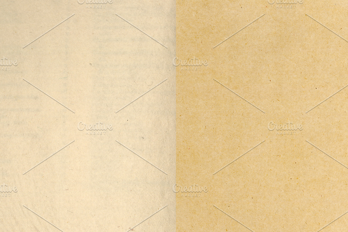 Old Paper Textures, Aged Book Pages, a Texture Graphic by Paper Element