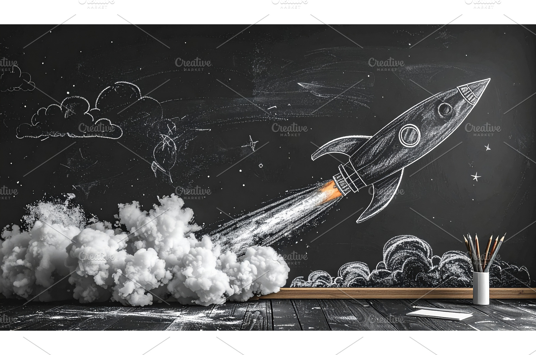Creative classroom chalkboard, a School & Education Photo by Igor Tichonow
