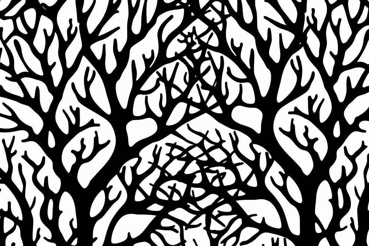 Tree Pattern Laser Cut Vector Set, an Illustration by BIPLOB EXPERT