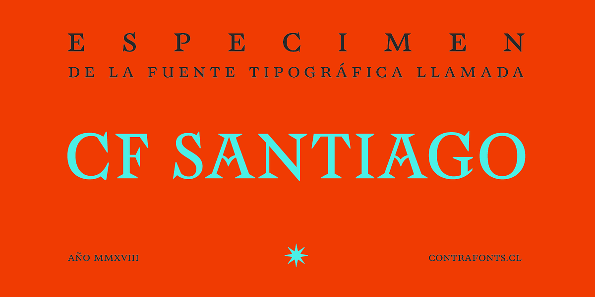 CF Santiago, a Serif Font by Contra (Photo 1 of 11)
