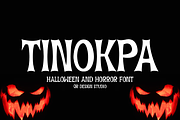 Tinokpa - Halloween Font, a Blackletter Font by QR Design Studio (Thumbnail 3 of 11)