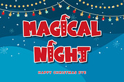 Santa On Duty, a Sans Serif Font by HATFSTUDIO (Thumbnail 2 of 8)