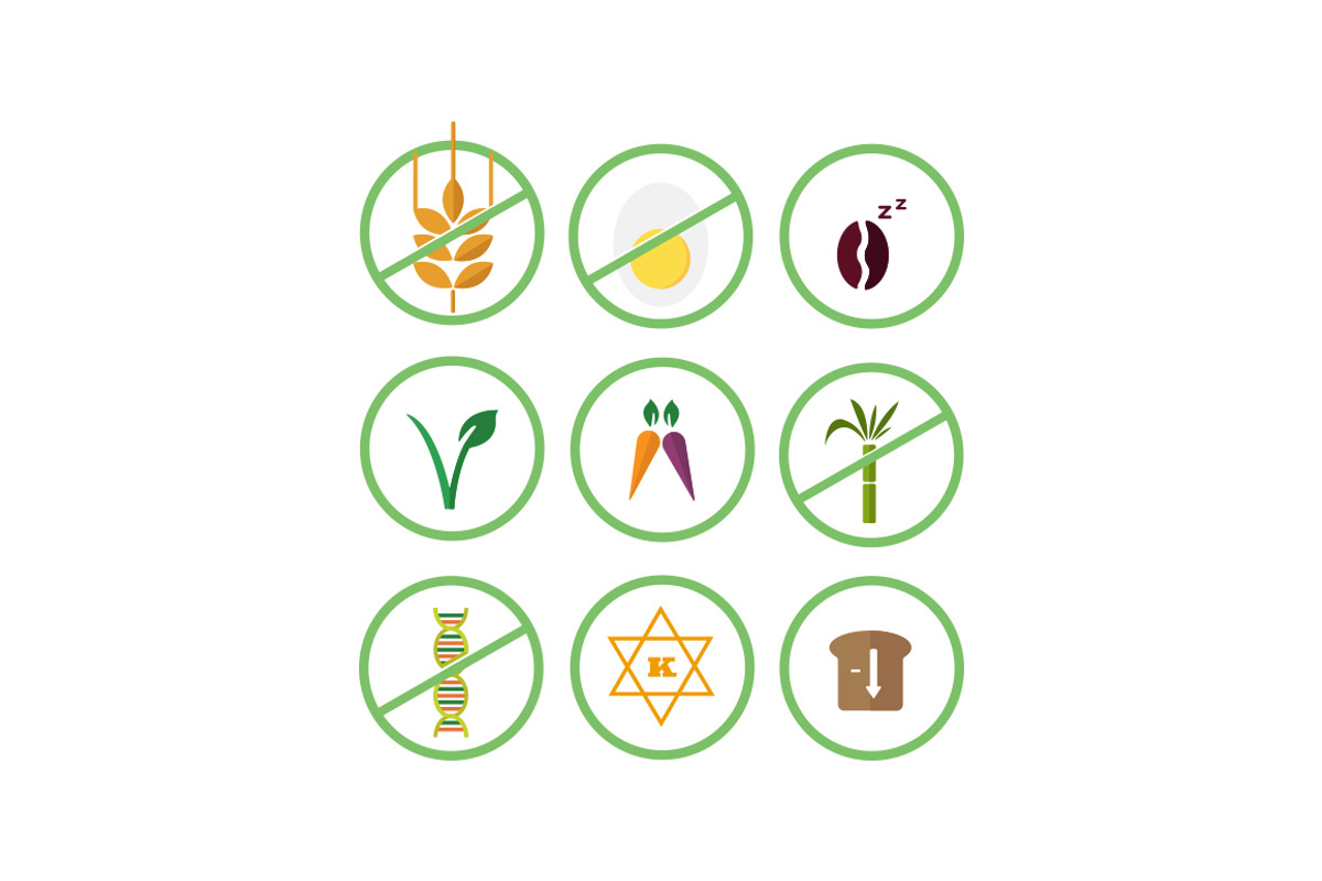 Food Classification Icons, an Icon by Luxgood Creative (Photo 3 of 4)