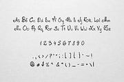 Fine River Hand Drawn Typeface, a Script Font by Magda (Thumbnail 8 of 8)