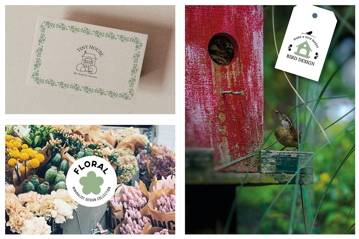 Collection florale – Logos, pictogra, an Outline Icon by AnneCeline (Photo 8 of 8)