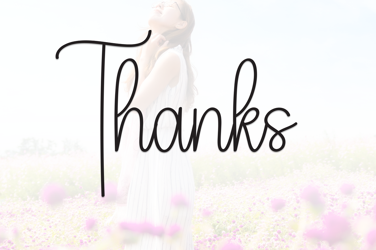 Happyday | Script Font, a Handwritten Font by Scratchones (Photo 9 of 9)
