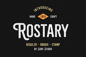 Rostary Vintage Font