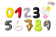 NIVEX V2. 3D OTF SVG Font Realistic., a Symbol Font by Luxfont (Thumbnail 4 of 13)