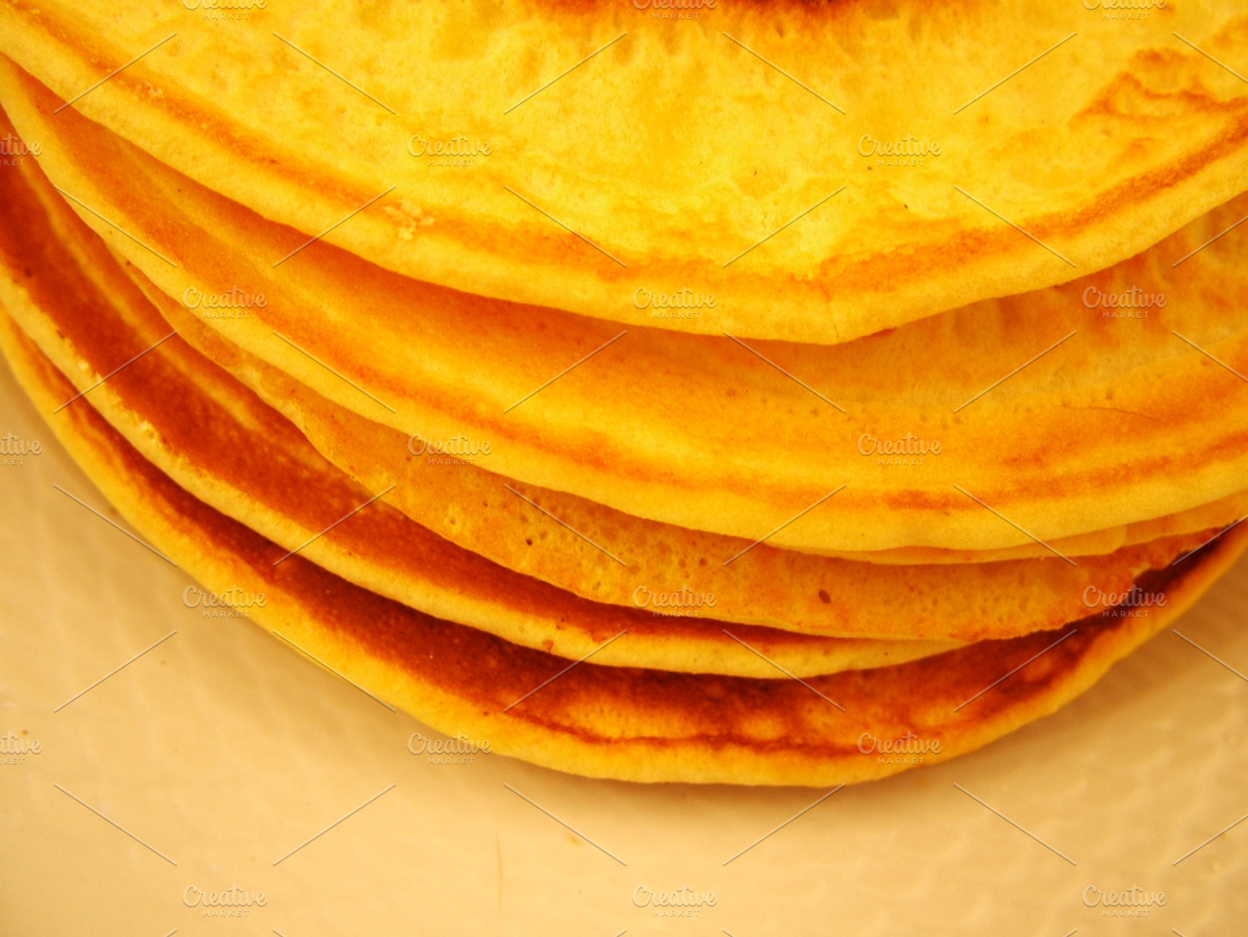 Pancakes containing pancakes, foof, and yellow