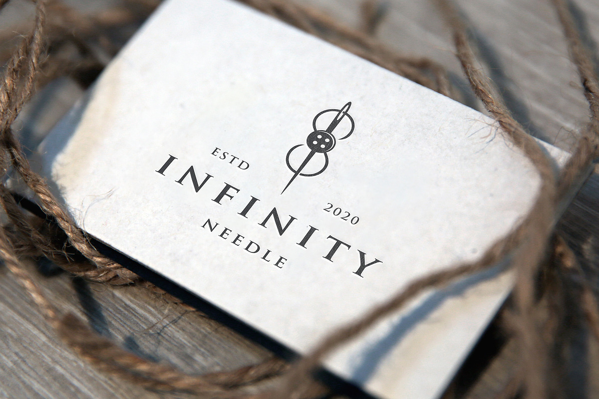 Infinity Needle Logo Template, a Branding & Logo Template by vectorwithin (Photo 3 of 3)