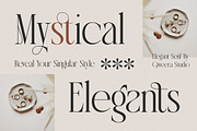Carika - Elegant Serif, a Serif Font by Qweera Studio (Thumbnail 2 of 10)